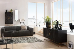 Fashion KARE Design Dekoracja stojąca Bathilde 49x54 cm czarna - KARE