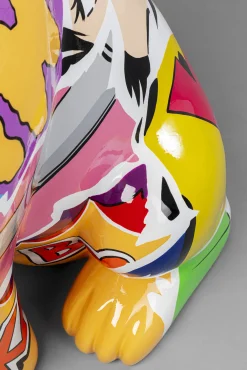 Clearance KARE Design Dekoracja stojąca duży kolorowy pies 102x152 cm - KARE