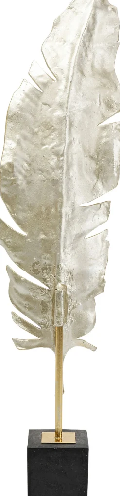 Discount KARE Design Dekoracja stojąca Feather One 36x147 cm złota - KARE