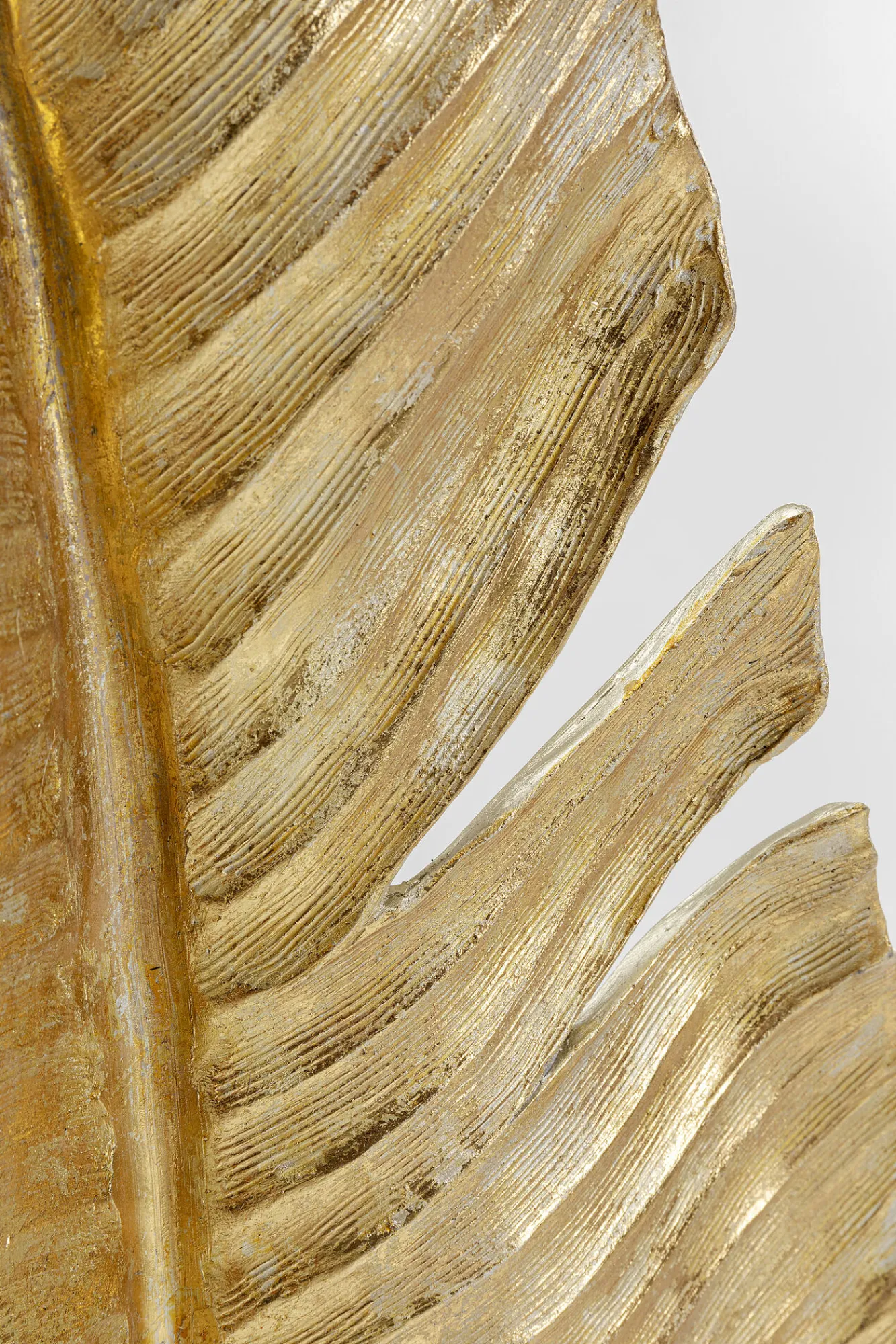 Discount KARE Design Dekoracja stojąca Feather One 36x147 cm złota - KARE