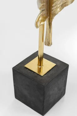 Discount KARE Design Dekoracja stojąca Feather One 36x147 cm złota - KARE