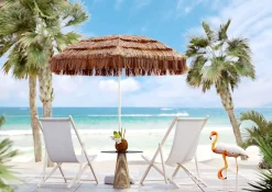 Hot KARE Design Dekoracja stojąca Flamingo Road 34x75 cm - KARE