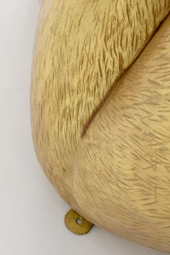 Outlet KARE Design Dekoracja stojąca Gorilla XL 130x180 cm złota - KARE