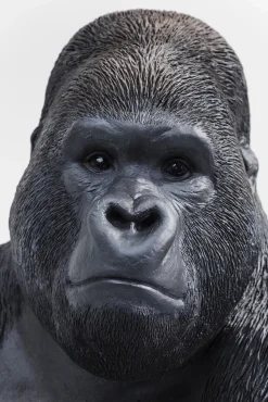 Online KARE Design Dekoracja stojąca Gorilla 60x76 cm ciemnoszara - KARE