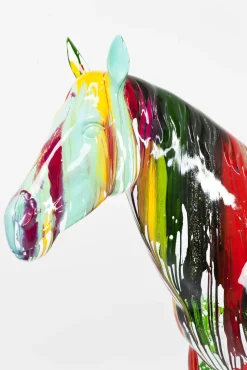 Sale KARE Design Dekoracja stojąca Horse 216x164 cm kolorowa - KARE