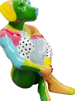 Sale KARE Design Dekoracja stojąca kolorowa do salonu pies 80 cm - KARE