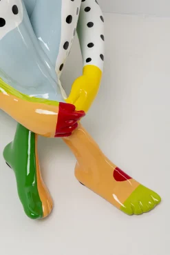 Sale KARE Design Dekoracja stojąca kolorowa do salonu pies 80 cm - KARE