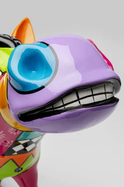 Fashion KARE Design Dekoracja stojąca kolorowa ręcznie malowana osioł 65x54 cm - KARE