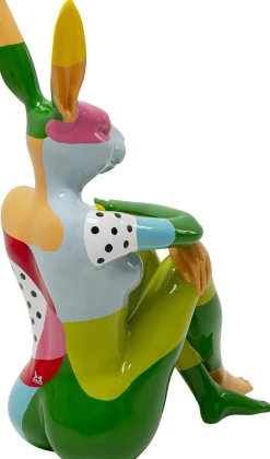 New KARE Design Dekoracja stojąca kolorowy królik 60x80 cm - KARE