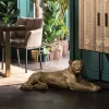 Online KARE Design Dekoracja stojąca Lion 113x40 cm złota - KARE