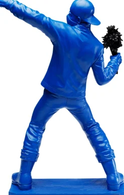 New KARE Design Dekoracja stojąca niebieska sztuka uliczna 42x67 cm - KARE