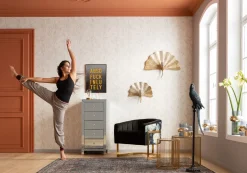 Discount KARE Design Dekoracja stojąca Parrot 23x116 cm petrol - KARE