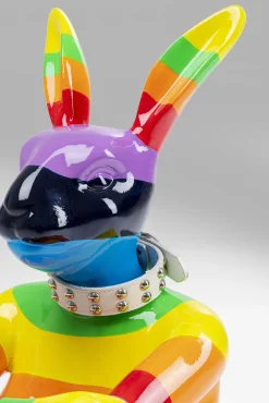 Best KARE Design Dekoracja stojąca Sitting Rabbit Rainbow 60x80 cm kolorowa - KARE