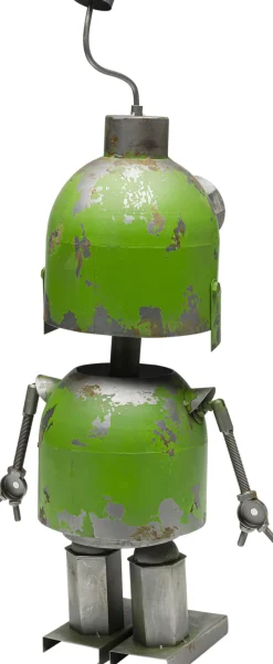 Clearance KARE Design Dekoracja stojąca stalowa postarzana robot Peter 71 cm - KARE