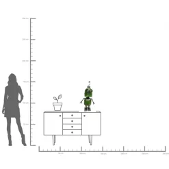 Clearance KARE Design Dekoracja stojąca stalowa postarzana robot Peter 71 cm - KARE