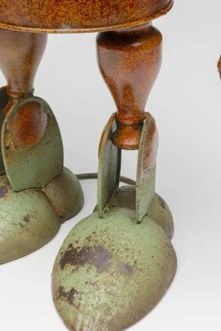 Best KARE Design Dekoracja stojąca stalowa postarzana robot Lamy 84 cm - KARE