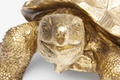 Outlet KARE Design Dekoracja stojąca Turtle 60x32 cm złota - KARE