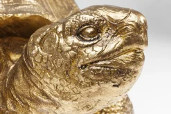 Outlet KARE Design Dekoracja stojąca Turtle 60x32 cm złota - KARE