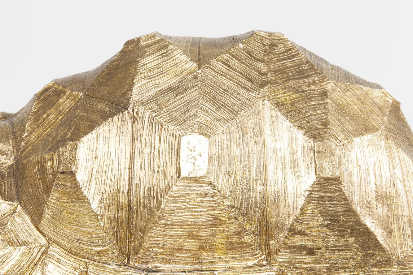 Outlet KARE Design Dekoracja stojąca Turtle 60x32 cm złota - KARE