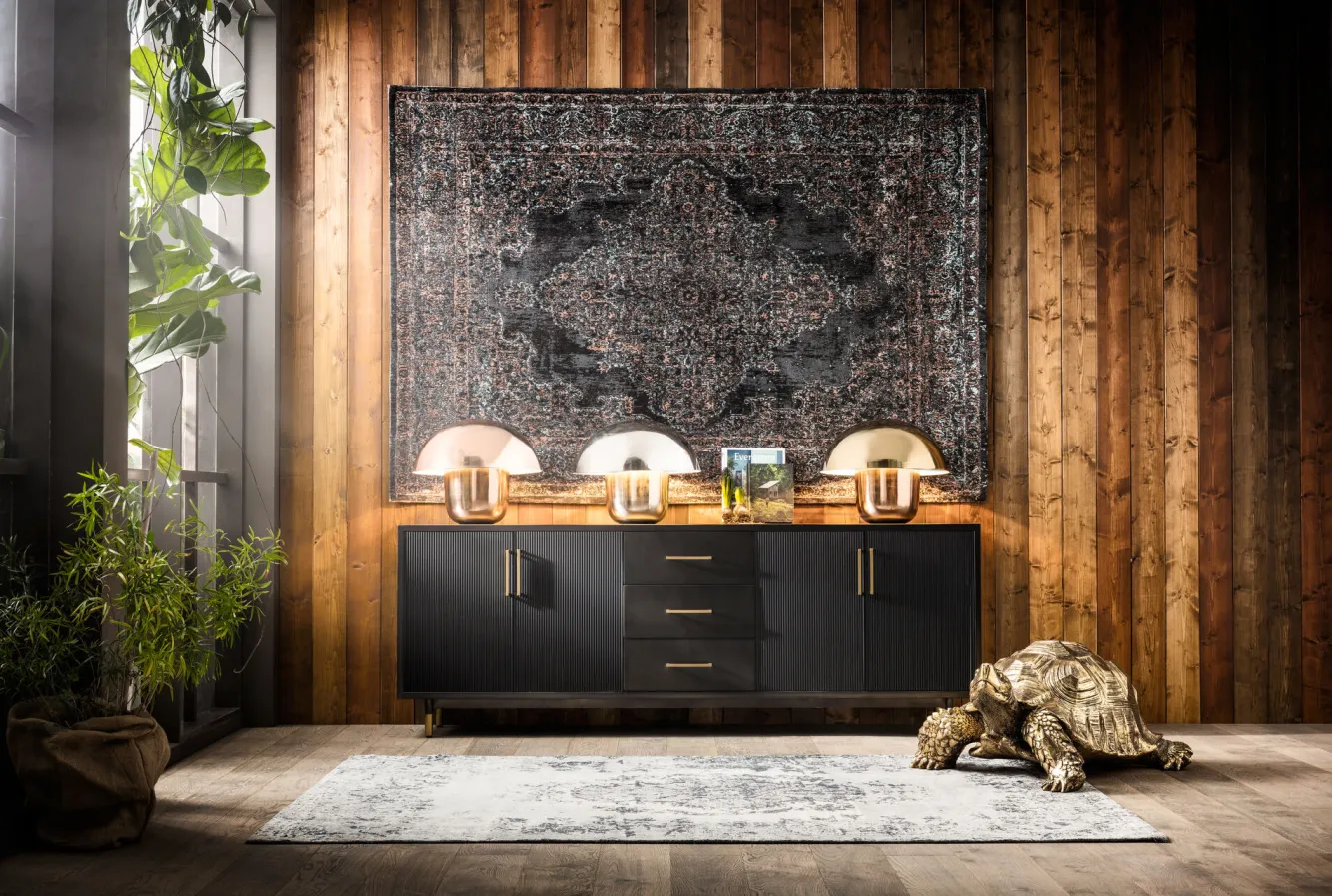 Clearance KARE Design Dekoracja stojąca Turtle XL 95x43 cm złota - KARE