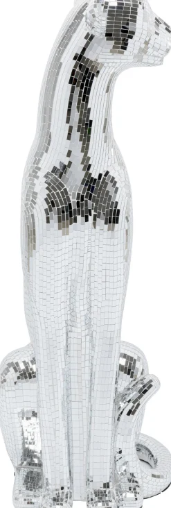 Discount KARE Design Dekoracja stojąca Welcome Panther 57x150 cm srebrna prawa - KARE