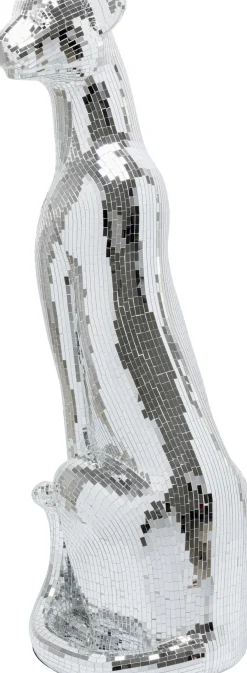 Discount KARE Design Dekoracja stojąca Welcome Panther 57x150 cm srebrna prawa - KARE