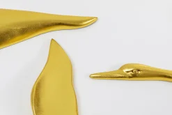 Fashion KARE Design Dekoracje ścienne złote kaczki 3 el. - KARE