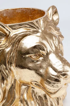 Hot KARE Design Doniczka Lion 40x44 cm złota - KARE