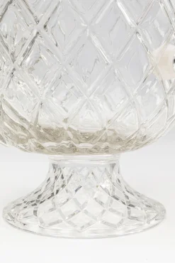 Best KARE Design Dyspenser do napojów szklany transparentny ananas Ø26x50 cm - KARE