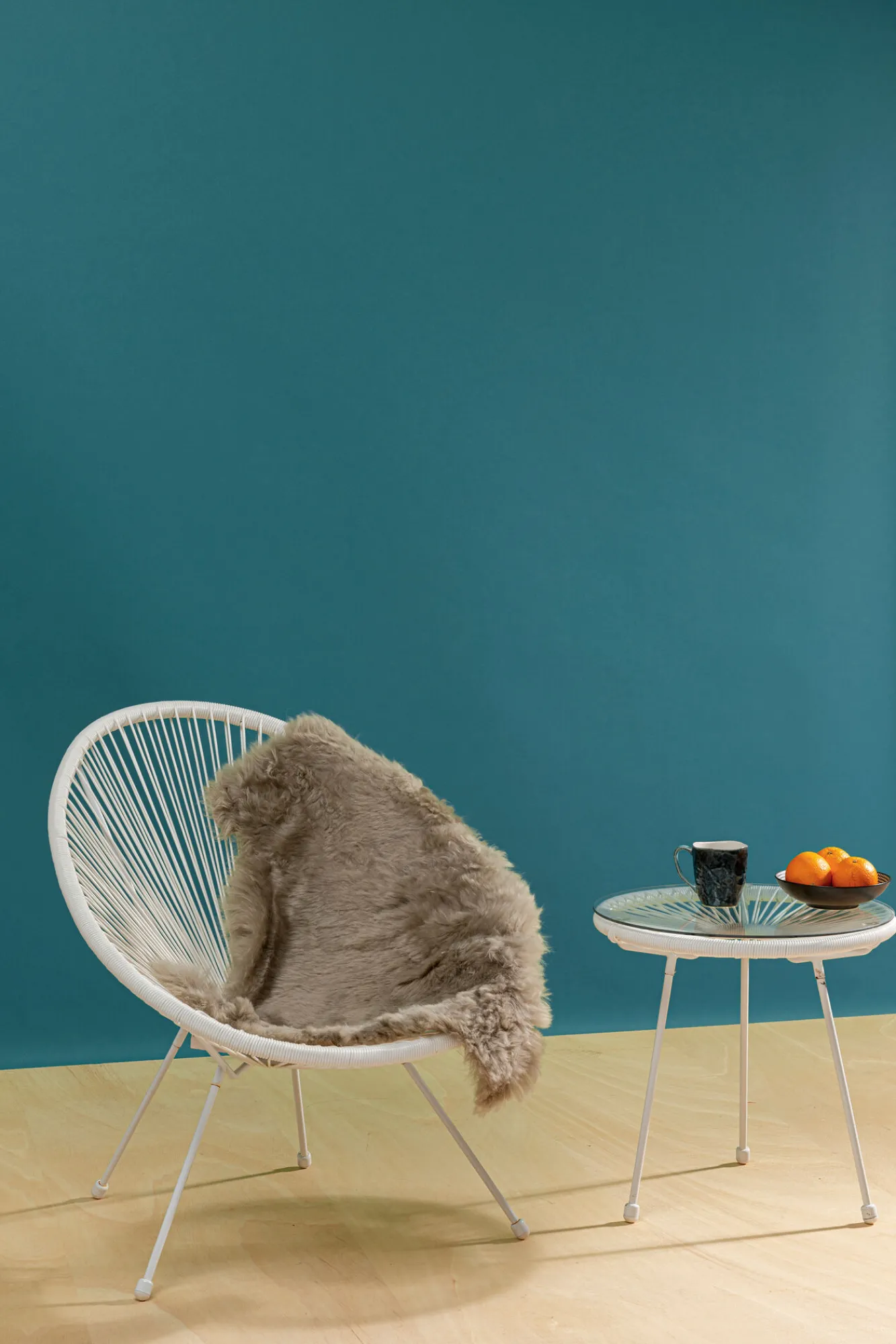 Fashion KARE Design Dywan - skóra owcza Heidi 85x65 cm szara - KARE