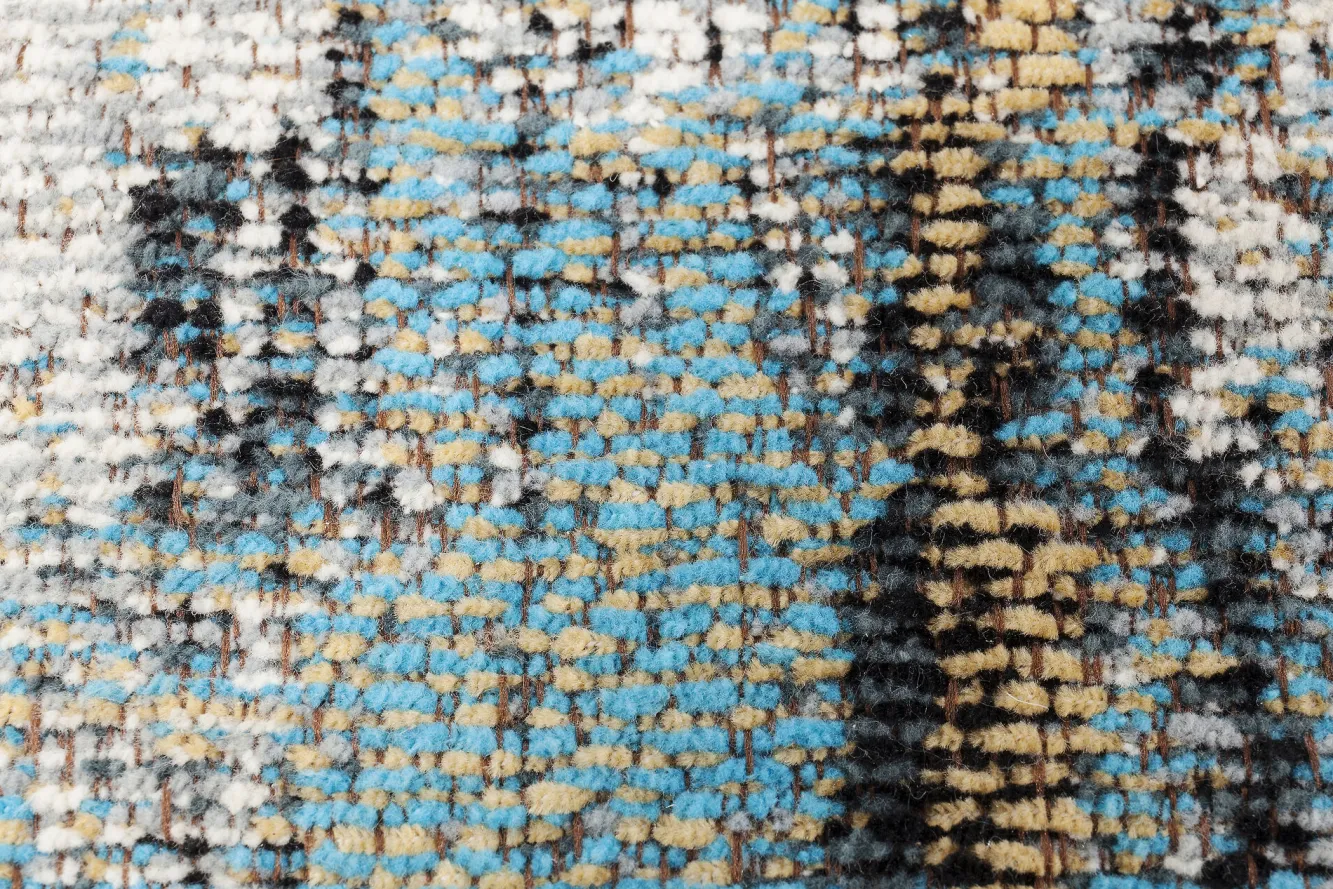 Sale KARE Design Dywan Abstract 170x240 cm niebieski - KARE