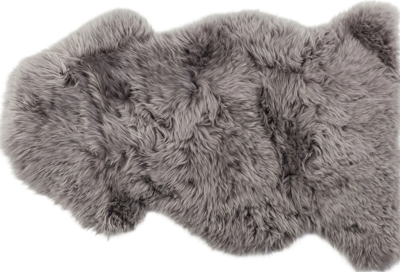 Hot KARE Design Dywan Lambskin 50x95 cm szary skóra naturalna - KARE
