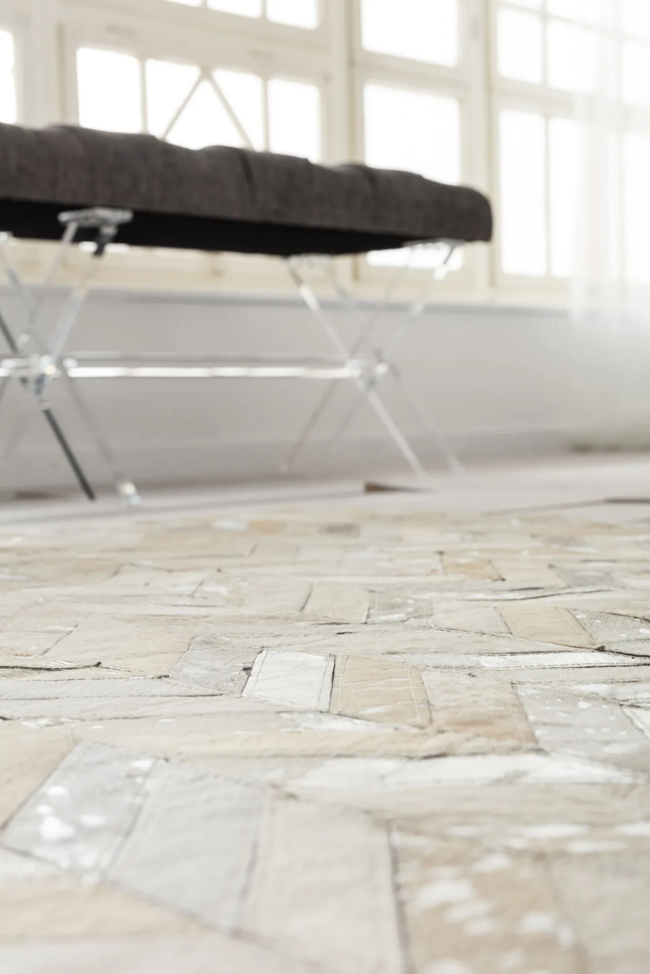 Fashion KARE Design Dywan Spike Elegance 170x240 cm beżowy - KARE