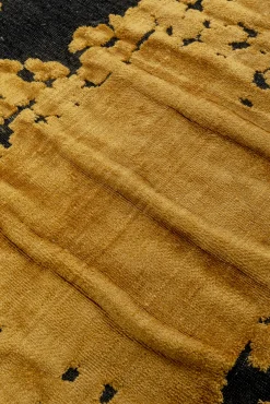 Clearance KARE Design Dywan żółto-czarny wiskoza i bawełna 200x300 cm - KARE