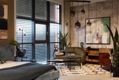 Fashion KARE Design Dywan wzory kolorowe wełna i bawełna 170x240 cm - KARE