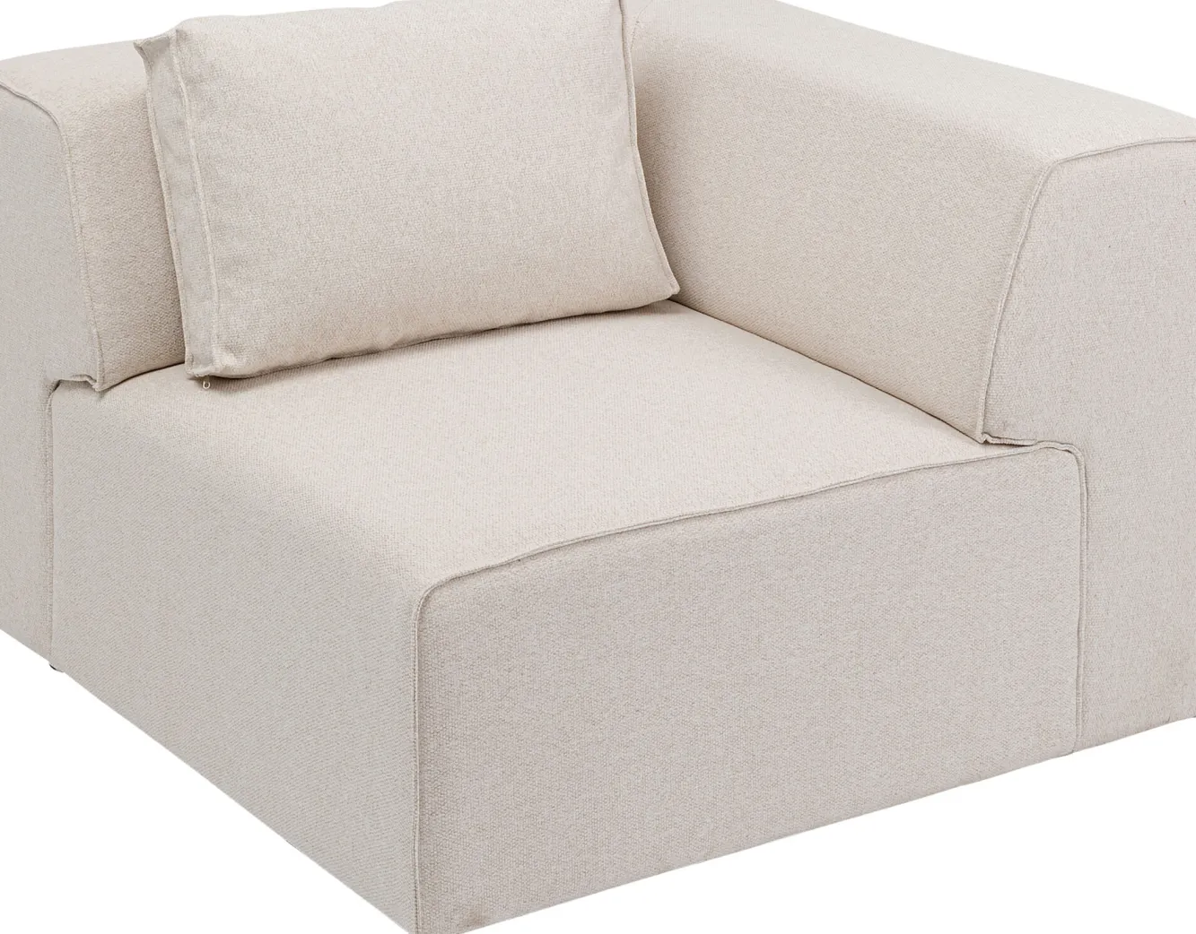 Hot KARE Design Element narożny - moduł Infinity 100x100 cm kremowy lewy - KARE