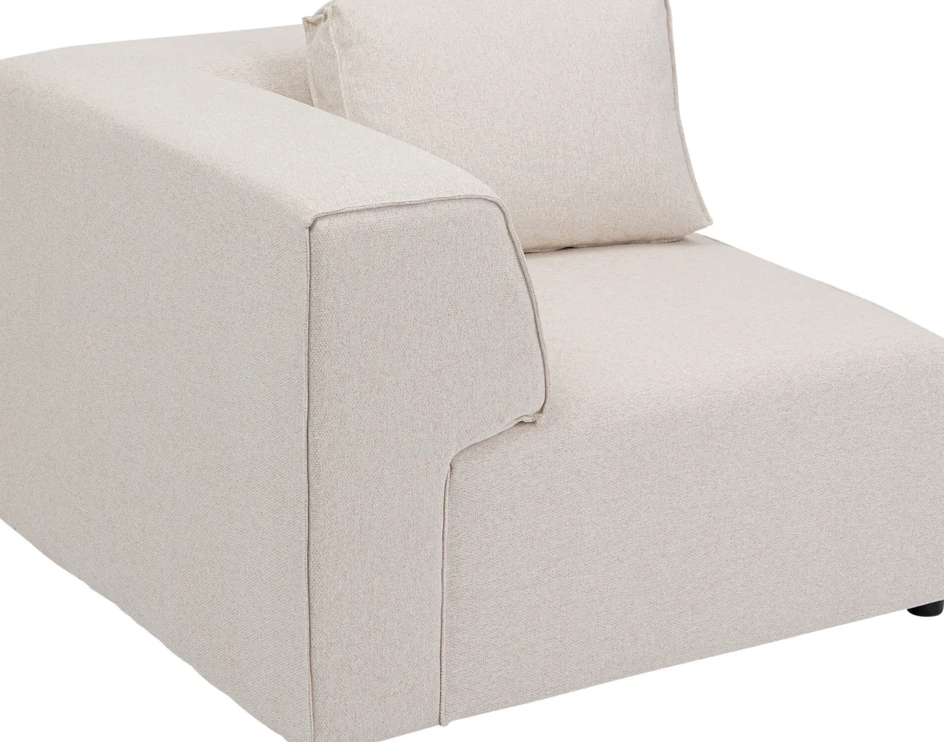 Hot KARE Design Element narożny - moduł Infinity 100x100 cm kremowy lewy - KARE