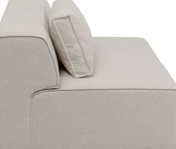 Sale KARE Design Element środkowy tapicerowany kremowy moduł 120 cm - KARE