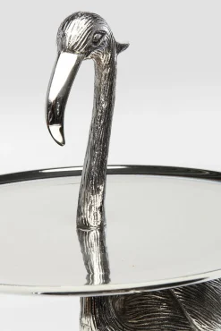 Fashion KARE Design Etażerka Flamingo 43x53 cm srebrna - KARE