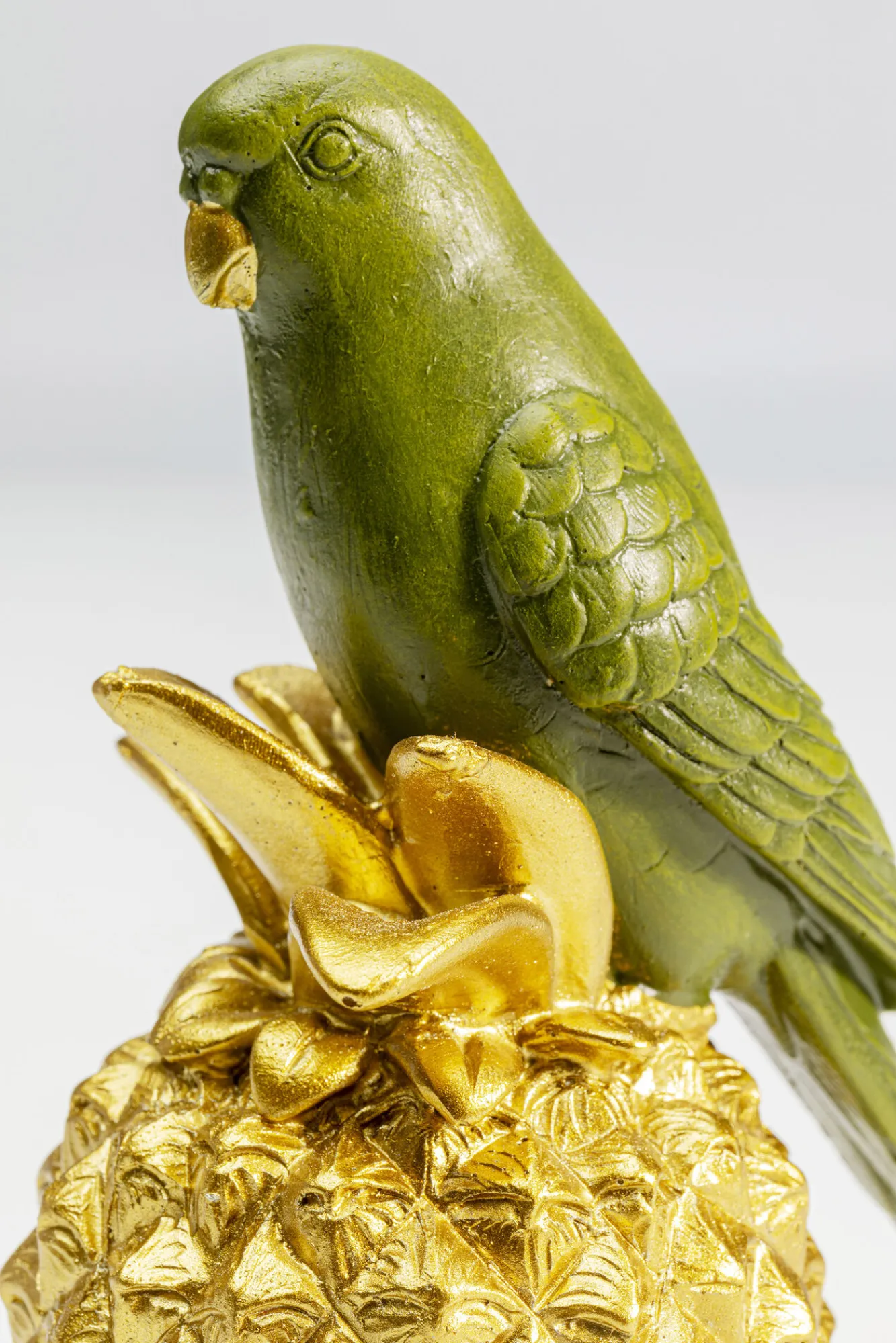 Clearance KARE Design Figurka dekoracyjna Ananas Parrot 11x14 cm zielono-złota - KARE