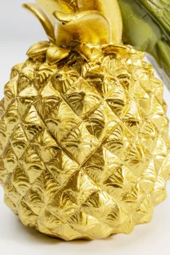 Clearance KARE Design Figurka dekoracyjna Ananas Parrot 11x14 cm zielono-złota - KARE