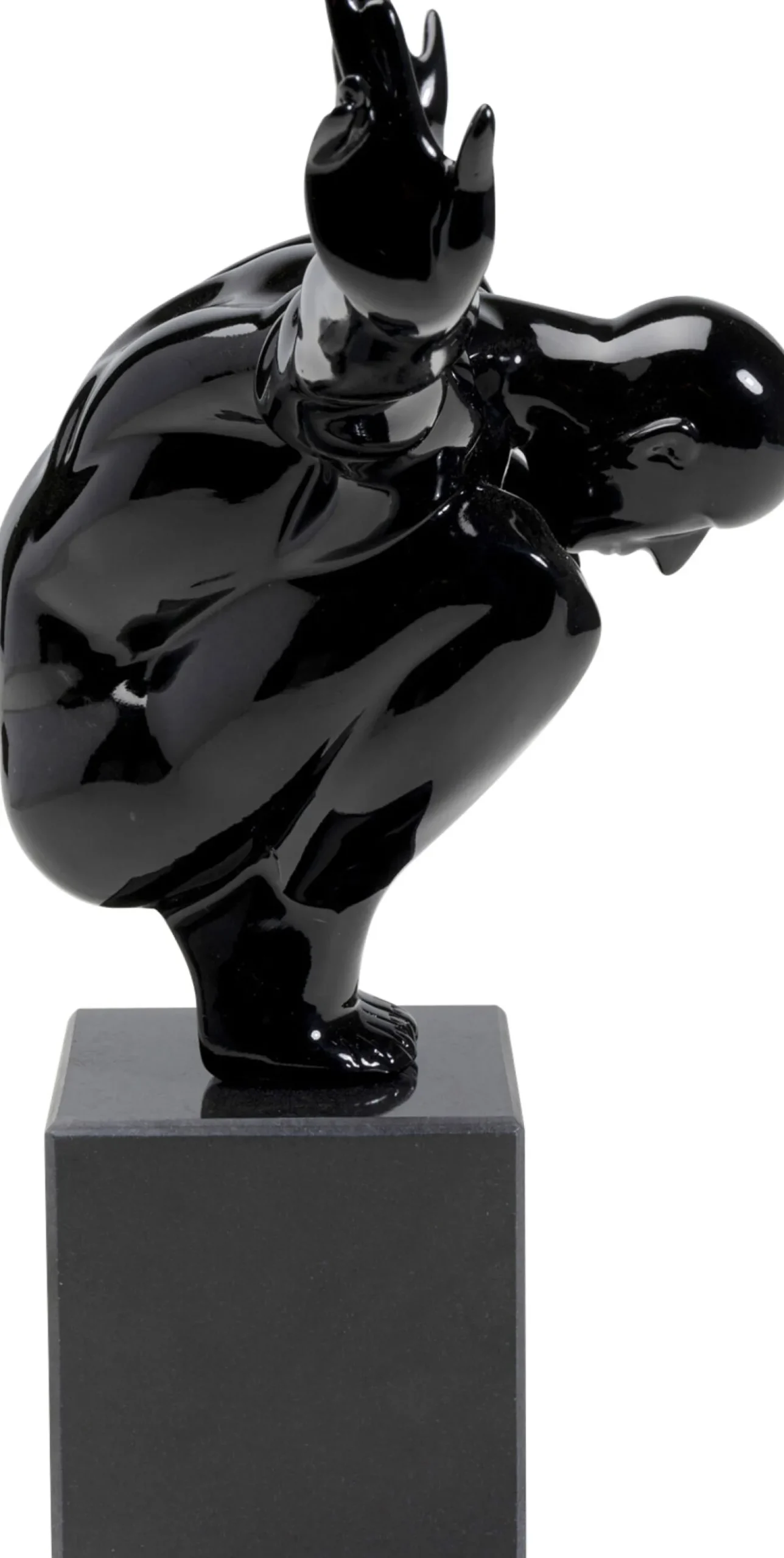 Best KARE Design Figurka dekoracyjna Athlet 43x29 cm czarna - KARE