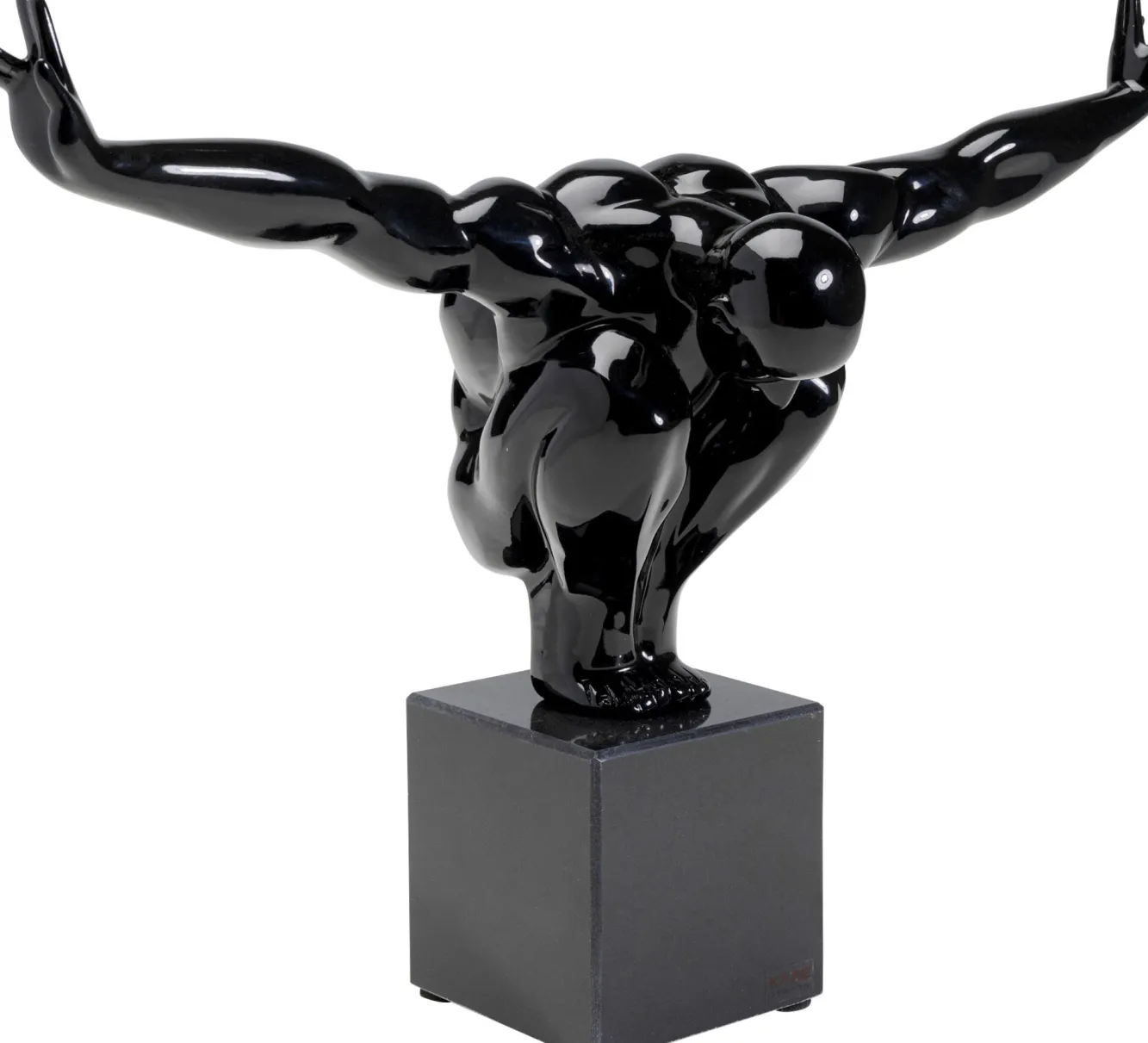 Best KARE Design Figurka dekoracyjna Athlet 43x29 cm czarna - KARE