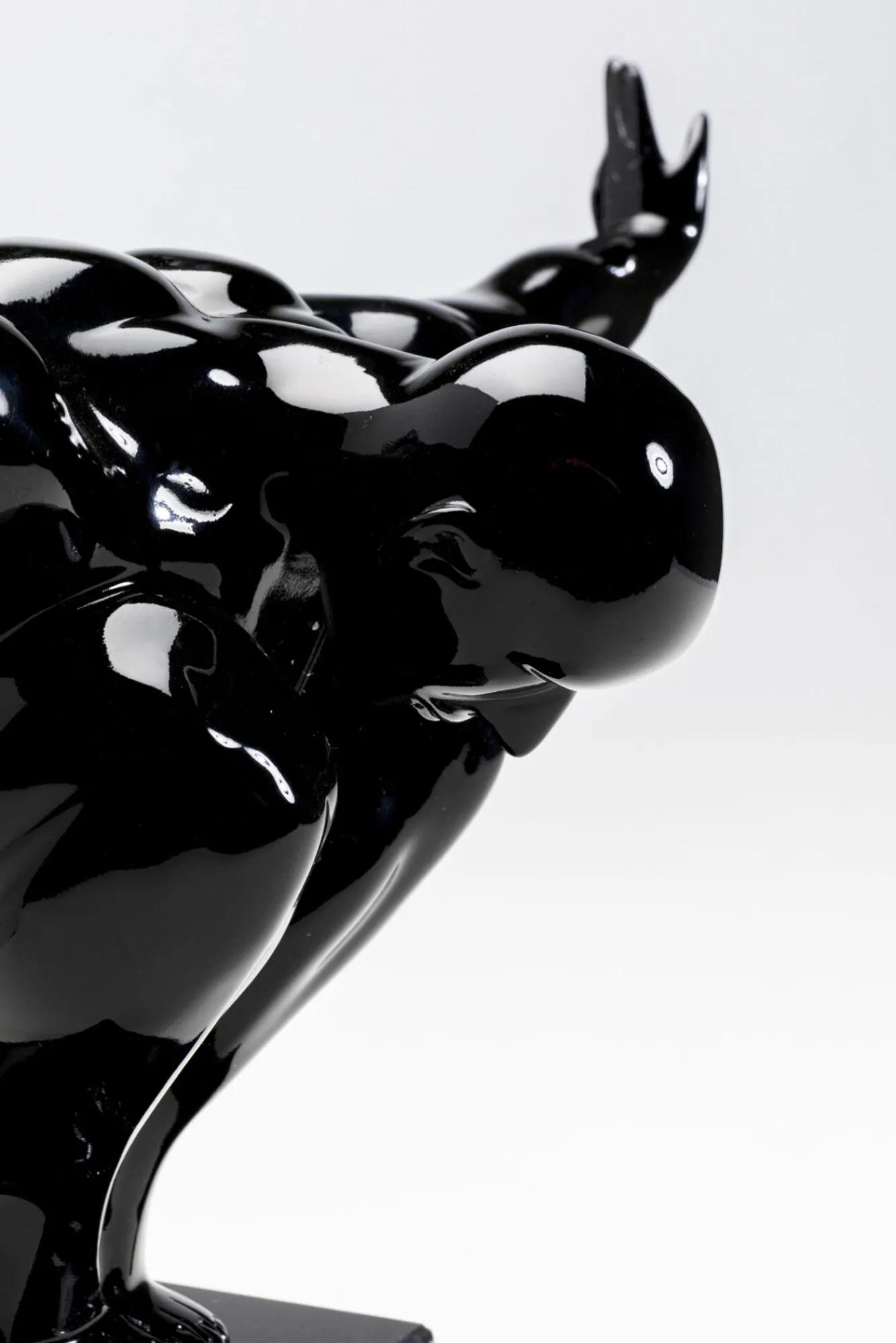 Best KARE Design Figurka dekoracyjna Athlet 43x29 cm czarna - KARE