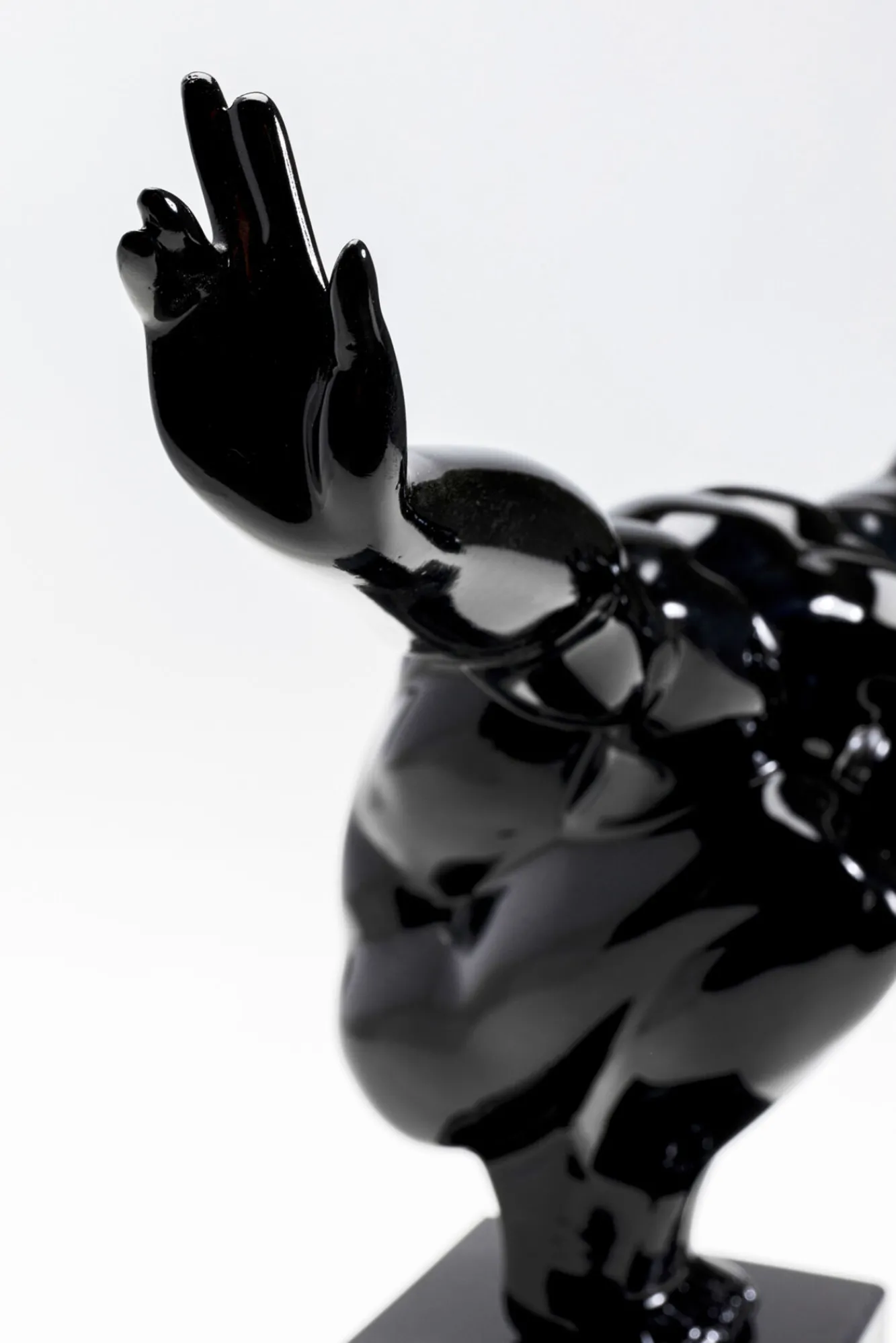 Best KARE Design Figurka dekoracyjna Athlet 43x29 cm czarna - KARE