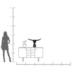 Online KARE Design Figurka dekoracyjna Athlet 75x42 cm czarna - KARE