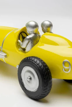 Fashion KARE Design Figurka dekoracyjna auto wyścigowe żółte 26 cm - KARE
