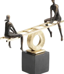 Sale KARE Design Figurka dekoracyjna Balance 45x41 cm czarno-złota - KARE