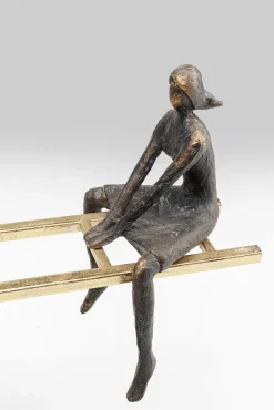 Sale KARE Design Figurka dekoracyjna Balance 45x41 cm czarno-złota - KARE