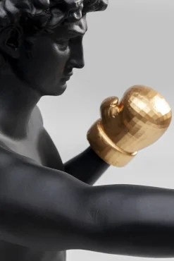 Outlet KARE Design Figurka dekoracyjna Balboa 50x68 cm czarno-złota - KARE